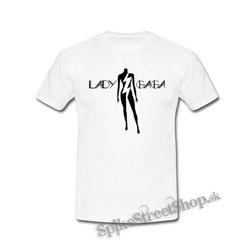 LADY GAGA - Logo - biele detské tričko