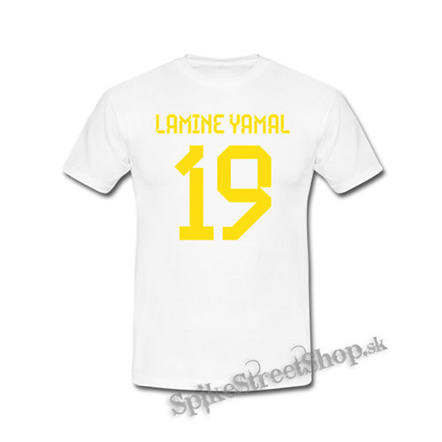 LAMINE YAMAL - 19 - biele detské tričko