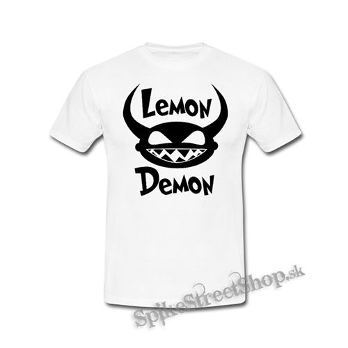 LEMON DEMON - Logo Black - biele detské tričko