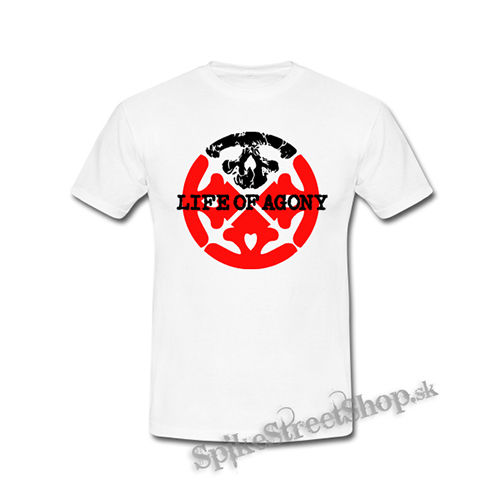 LIFE OF AGONY - Logo Symbol Crest - biele detské tričko