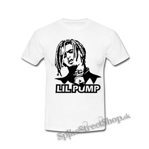 LIL PUMP - Logo & Portrait - biele detské tričko
