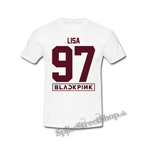 LISA 97 - BLACKPINK - Pink Number Years - biele detské tričko