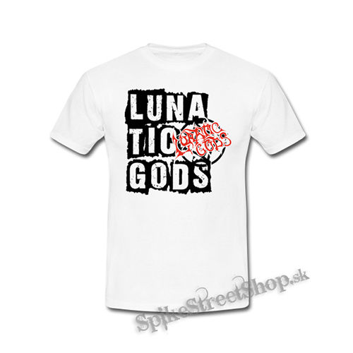 LUNATIC GODS - Logo Lunatic Gods - biele detské tričko
