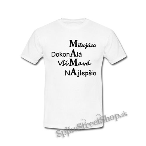 MAMA - biele detské tričko