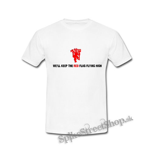 MANCHESTER UNITED - We´ll Keep The Red - biele detské tričko