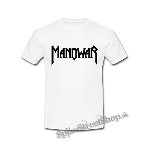 MANOWAR - Logo - biele detské tričko