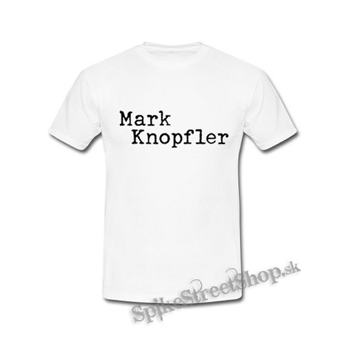 MARK KNOPFLER - Logo - biele detské tričko