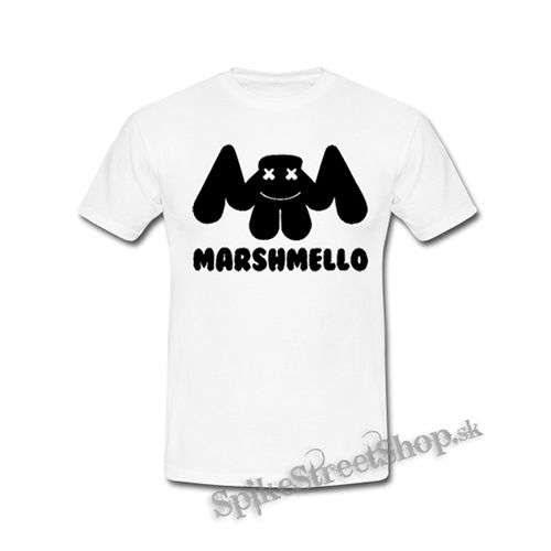 MARSHMELLO - Logo DJ - biele detské tričko