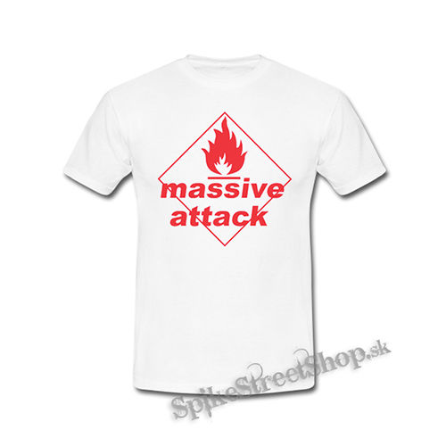 MASSIVE ATTACK - Logo Crest - biele detské tričko