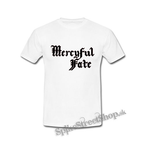 MERCYFUL FATE - Logo White - biele detské tričko