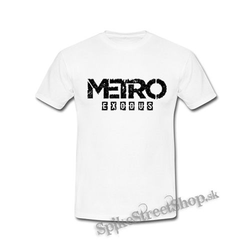 METRO EXODUS - Logo - biele detské tričko