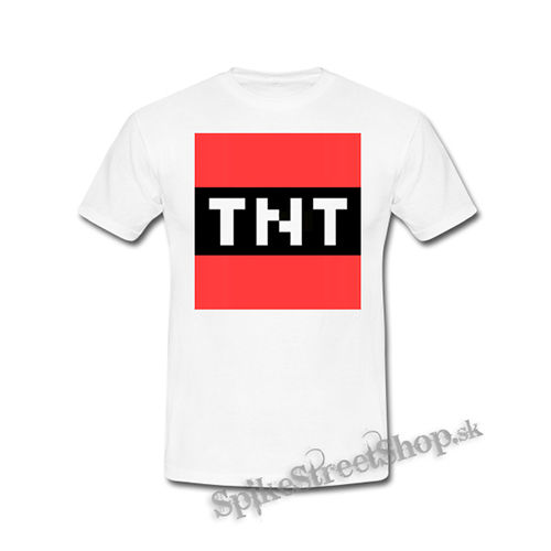 MINECRAFT - TNT - biele detské tričko