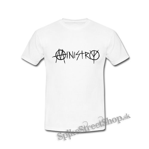 MINISTRY - Logo - biele detské tričko