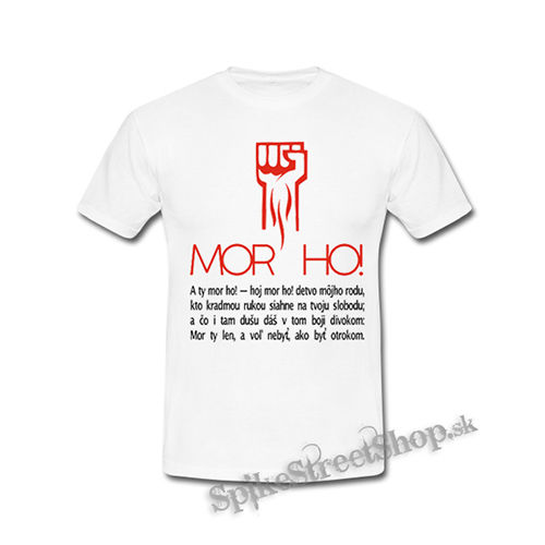 MOR HO - biele detské tričko