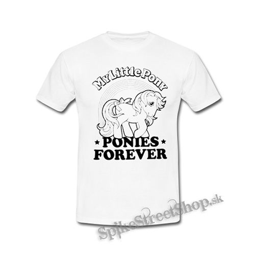 MY LITTLE PONY - Ponies Forever - biele detské tričko