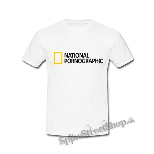 NATIONAL PORNOGRAPHIC - biele detské tričko