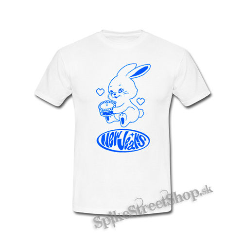 NEWJEANS - Logo & Bunny - biele detské tričko