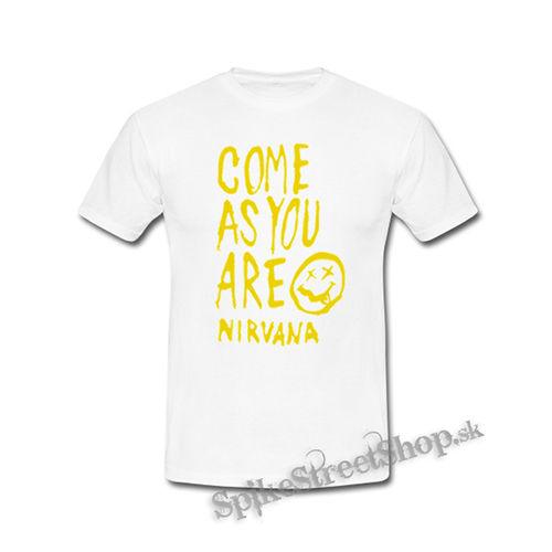 NIRVANA - Come As You Are - biele detské tričko