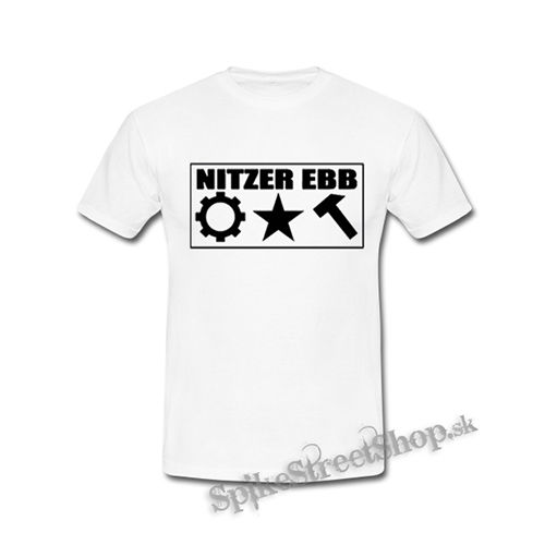 NITZER EBB - Logo After Party - biele detské tričko