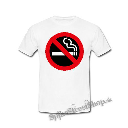 NO SMOKING - biele detské tričko