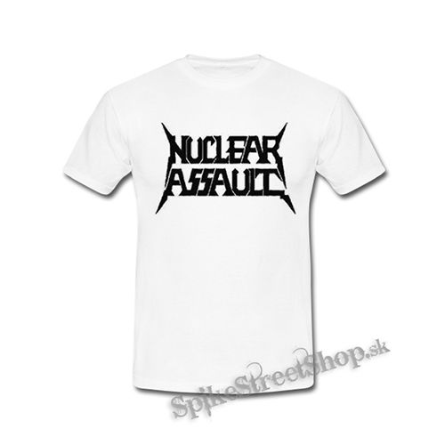 NUCLEAR ASSAULT - Logo Blackpng - biele detské tričko