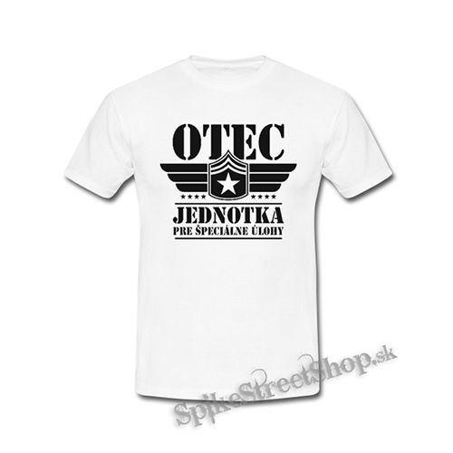 OTEC - Jednotka pre špeciálne úlohy - biele detské tričko