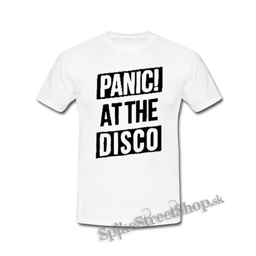 PANIC AT THE DISCO - Big Logo - biele detské tričko