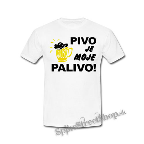 PIVO JE MOJE PALIVO - biele detské tričko