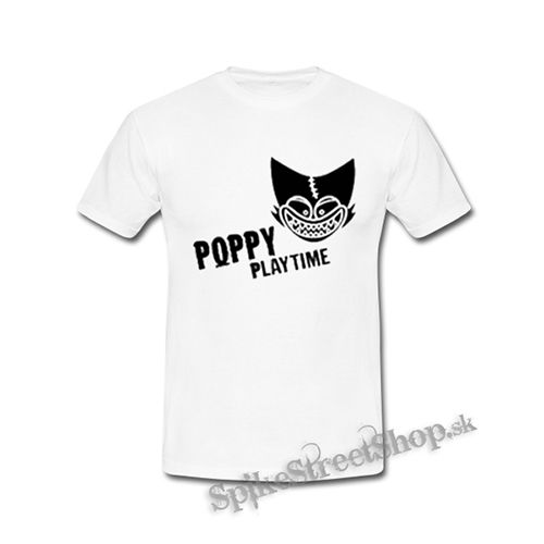 POPPY PLAYTIME - Logo Teeth Smile Motive 2 - biele detské tričko