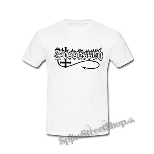 POSSESSED - Logo White - biele detské tričko