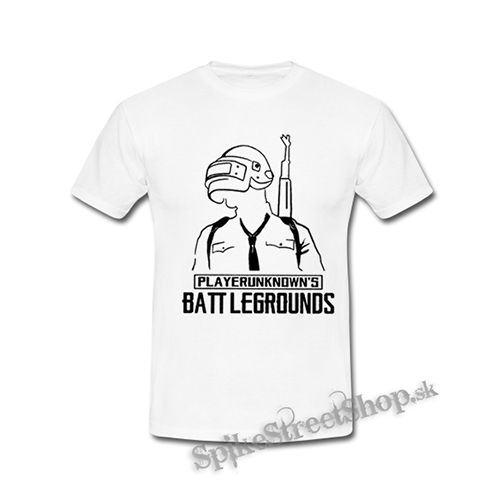 PUBG - Crest - biele detské tričko