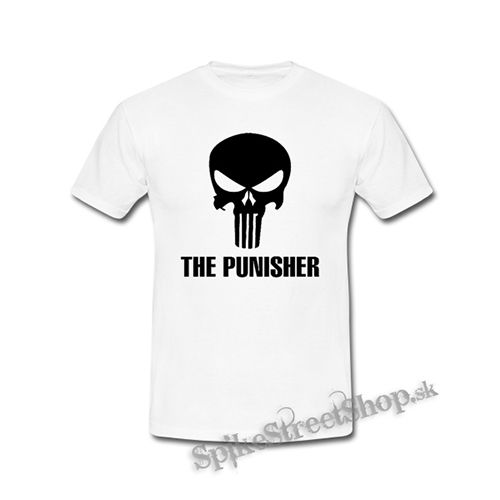 PUNISHER - Logo - biele detské tričko