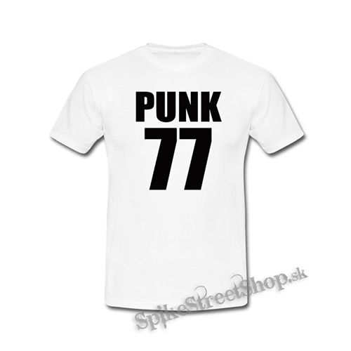 PUNK 77 - Slogan - biele detské tričko