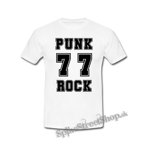 PUNKROCK 77 - biele detské tričko