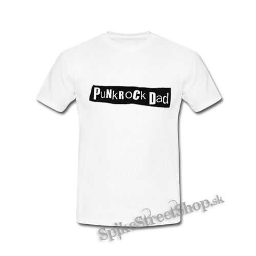 PUNKROCK DAD - biele detské tričko