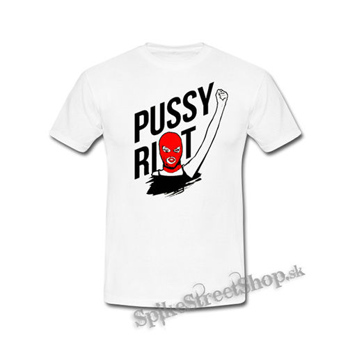 PUSSY RIOT  Motive 2 - biele detské tričko
