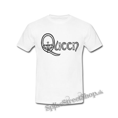 QUEEN - Logo Simple - biele detské tričko