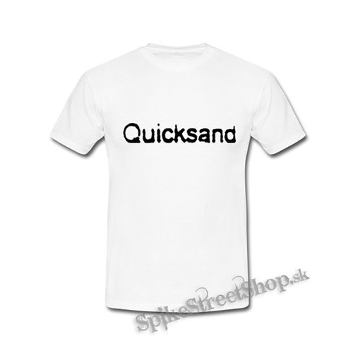 QUICKSAND - Logo - biele detské tričko