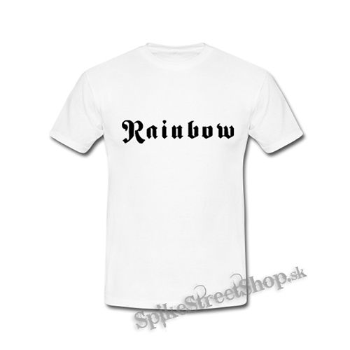 RAINBOW - Logo Hardrock Legend - biele detské tričko
