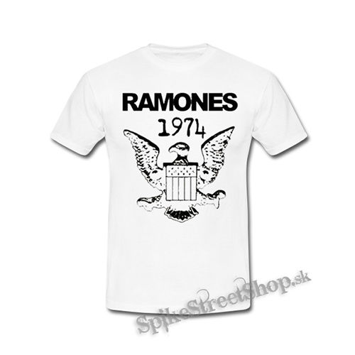 RAMONES - 1974 - biele detské tričko