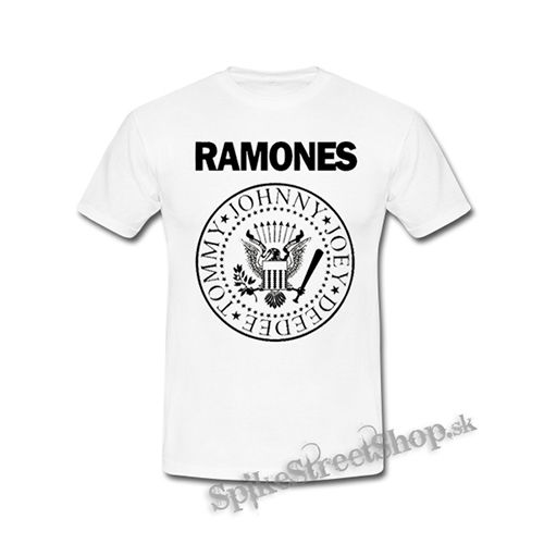 RAMONES - biele detské tričko