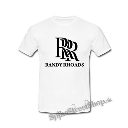 RANDY RHOADS - Logo - biele detské tričko