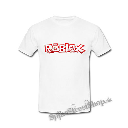 ROBLOX - Logo Red White - biele detské tričko
