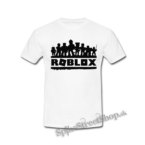 ROBLOX - Logo Skins - biele detské tričko