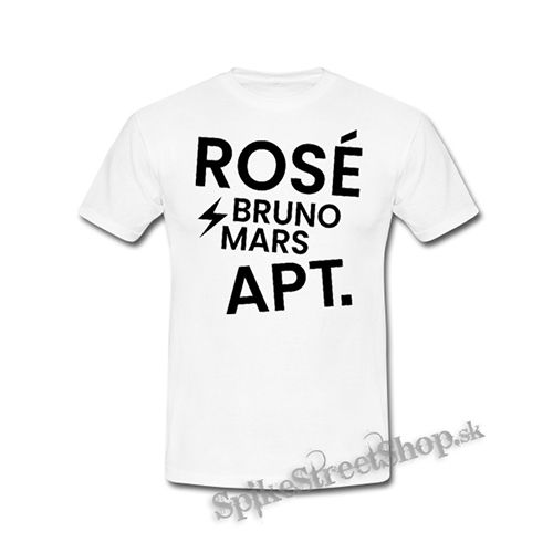 ROSÉ & BRUNO MARS - APT - Motive 1  Motive 2 - biele detské tričko