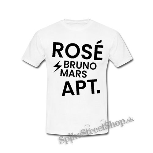 ROSÉ & BRUNO MARS - APT - Motive 1 - biele detské tričko