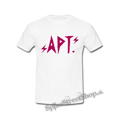 ROSÉ & BRUNO MARS - APT. Pink Symbol - biele detské tričko