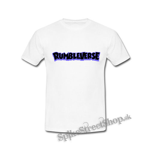 RUMBLEVERSE - Logo Blue - biele detské tričko