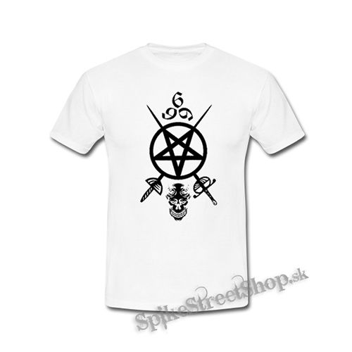 SATHANAS 666 - Swords Motive - biele detské tričko
