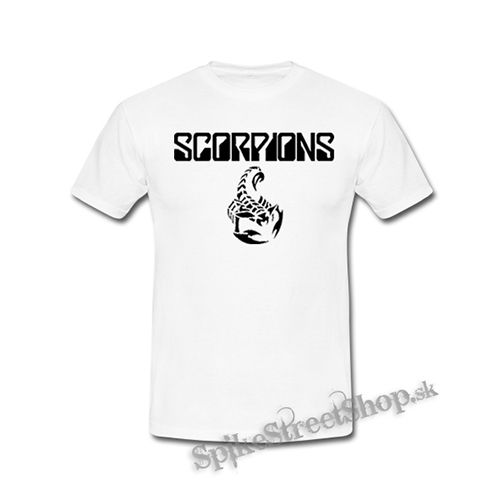 SCORPIONS - Logo Crest - biele detské tričko